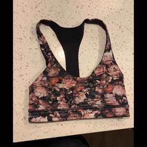 Lululemon break free peony bra